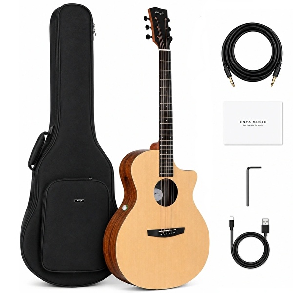 Enya EGA-X0/NA SP1 Elektro Akustik Gitar